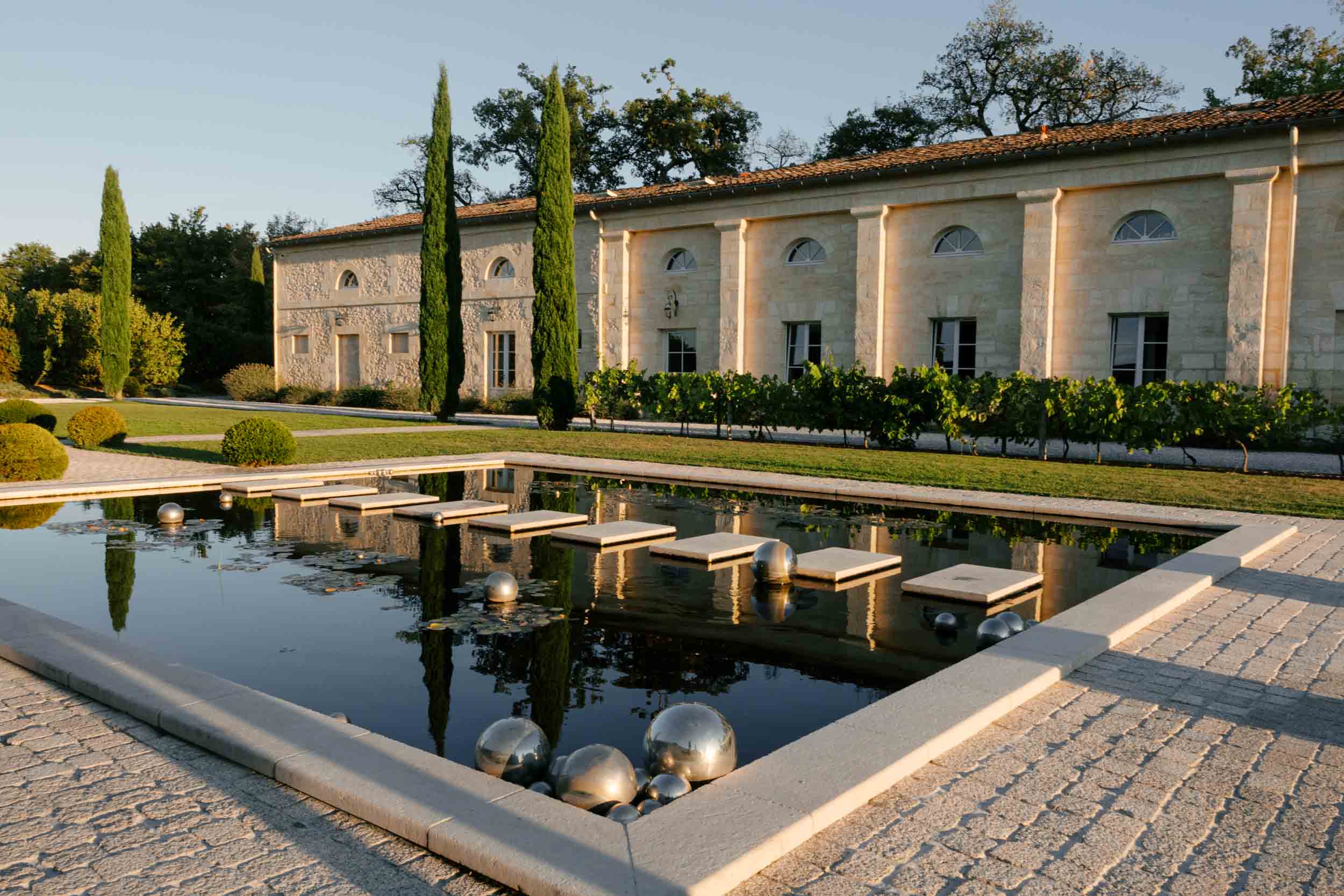 View of Château Gassies in Bordeaux